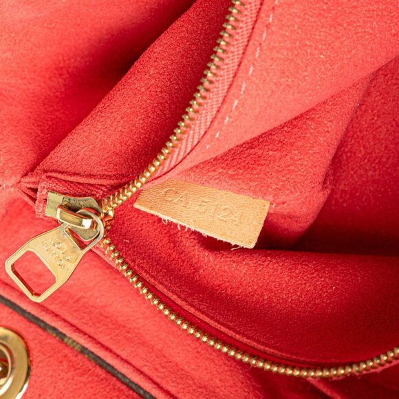 LOUIS VUITTON Authentic Brown Monogram Leather Shoulder Bag - Picture 8 of 9